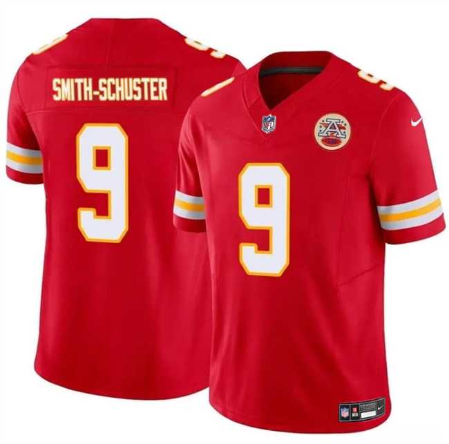 Men & Women & Youth Kansas City Chiefs #9 JuJu Smith-Schuster Red 2023 F.U.S.E Vapor Untouchable Limited Stitched Jersey